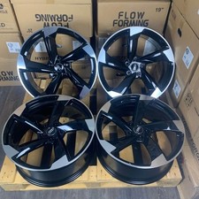 Audi Q5 SQ5 Q7 4M x4 20" RS3 2019 Style Alloy Wheels 5x112 8.5/9J Black MF