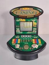 Vintage Excalibur Electronics 5 In 1 Deluxe Virtual Casino Mini Arcade