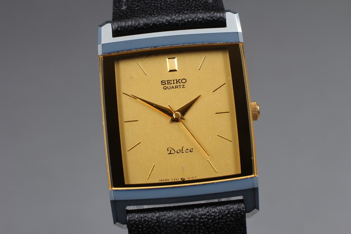 SEIKO Dolce-Exquisite ゴールド レザー Seiko Dolce for $209 for sale from a Trusted Seller on Chrono24