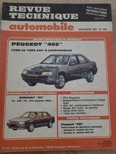 Revue technique Peugeot 405