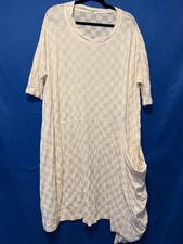 Rundholz Asymmetrical Check Dress, OS, No label but Rundholz size tag.