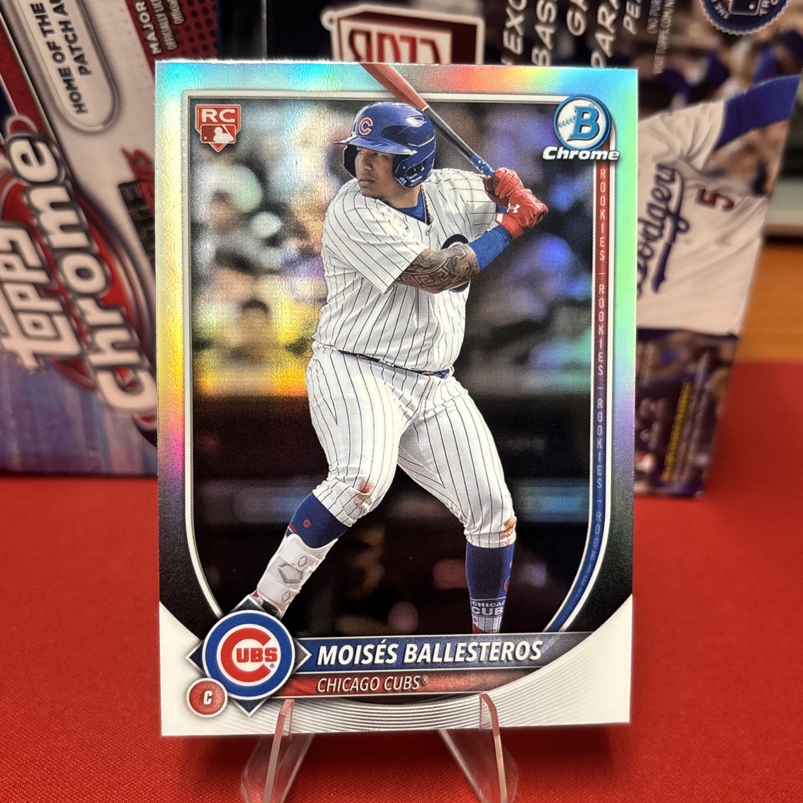 2025 Bowman Chrome - Moises Ballesteros #42 Sp Rookie Red Rc Variation (RC)