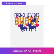 Custom French Bulldog Frenchie Pet Lover Magnet Personalized Name Dog Owner