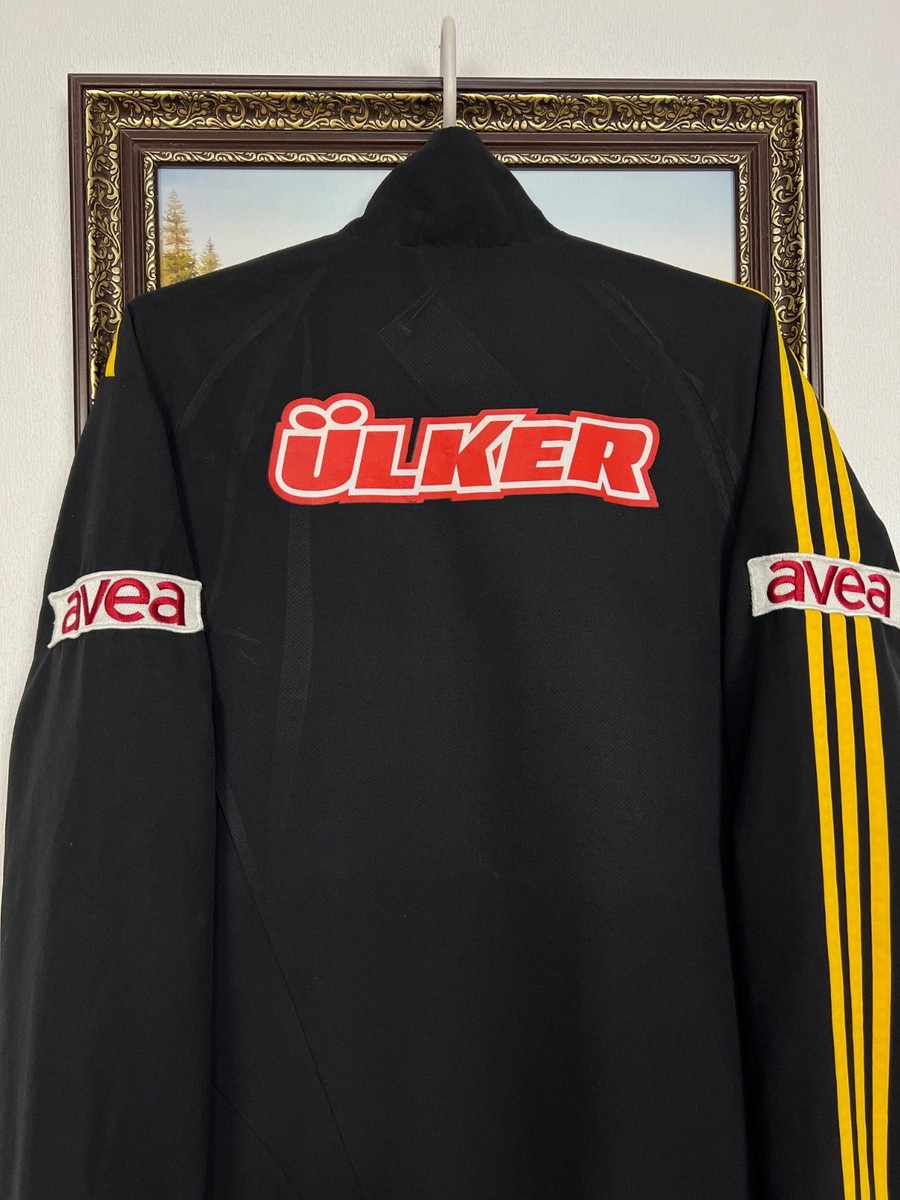 Vintage Adidas Galatasaray Football Jacket Soccer Black Track Top