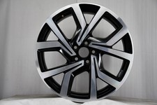 1x Alufelge 18 Zoll 7.5" 5x100 51ET Glanz Schwarz 2G0601025AC VW Polo Rim Wheel