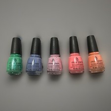 5 Pack !  China Glaze Nail Polish 0.5 oz Summ...