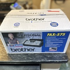 Brother FAX-575 Personal Plain Paper Fax Phone Copier Open Box Complete