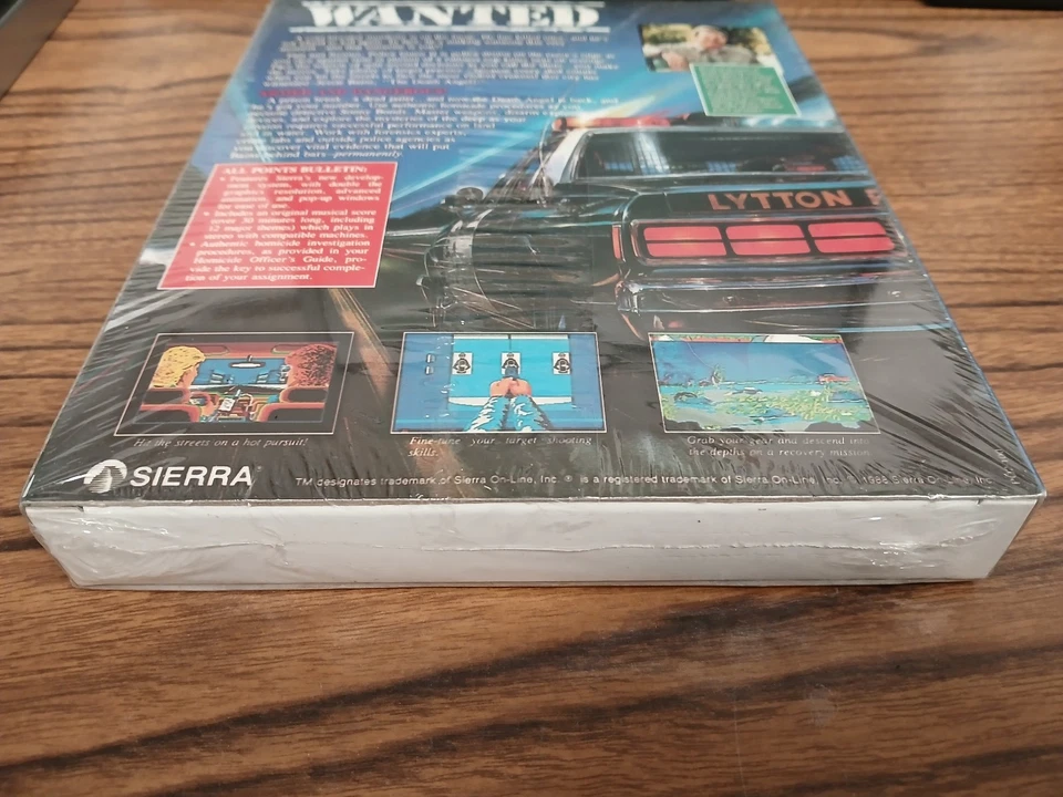 Police Quest 2: The Vengeance (Sierra, 1988) NEW ARRIVAL SEALED MINT!⭐⭐⭐⭐⭐ - Image 3 of 4