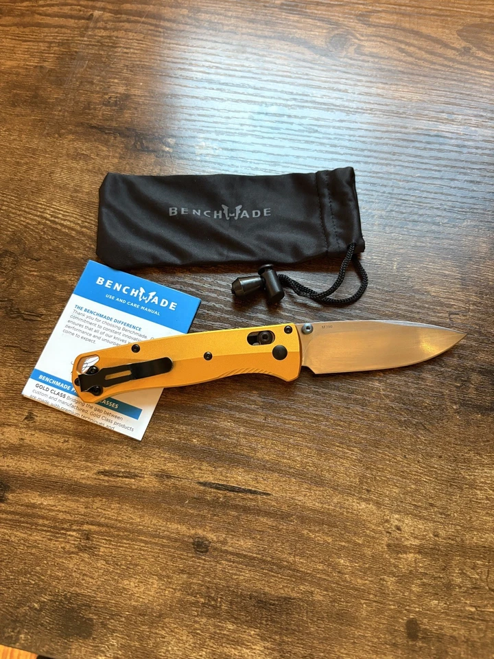 Benchmade 535BK-4 Bugout M390 铝制手柄折叠 EDC 刀 — 第 2/3 张图片