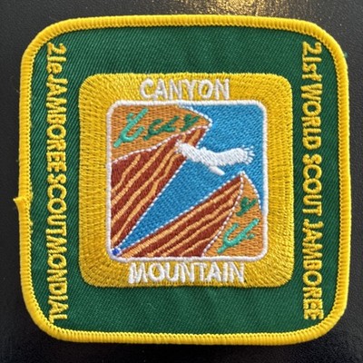21st World Scout Jamboree Patch 2007 ~ Canyon Mountain