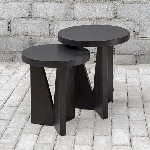 Nadette - 21.5 inch Nesting Tables (Set of 2) Accent Furniture Uttermost 25467 - Picture 8 of 10
