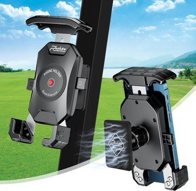Universal Golf Cart Phone Mount Strong Magnet Compatible with All Smartphones
