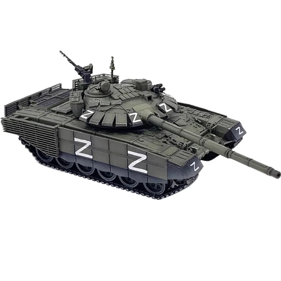 1/72 Scale Russian Military Operation T-72B3 Main Battle Z Tank Model Toy Gift - Image 4 of 4