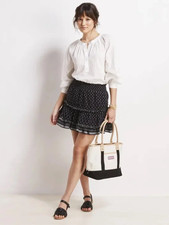 Vineyard Vines Tiered Cottage core Mini Skirt Size M NWOT