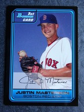 2006 Bowman DP12 Justin Masterson Boston Red Sox Rookie RC Baseball Card