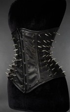 Women  s Faux Leather Corset Size 36
