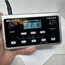 Lightweight PE100 Guitar Multi Effects Pedal - Perfect for Musicians on the Go