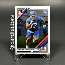 2019 Panini Donruss Optic Football DEXTER LAWRENCE #107 RC Base New York GIANTS