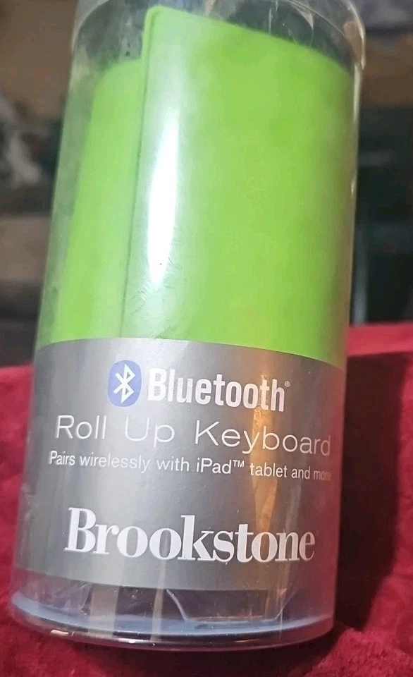 Brookstone Bluetooth Green Roll Up Keyboard - Image 4 of 4