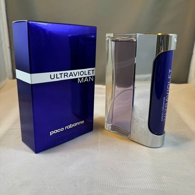 Paco Rabanne Ultraviolet Man EDT Spray for Men 3.4oz New Opened Box $90