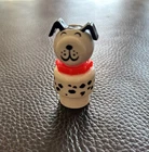 Fisher Price Little People Vintage Toys DALMATIAN DOG White Black Lucky