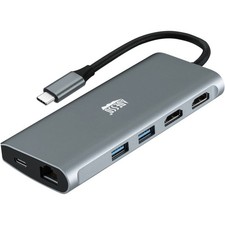 Adesso 9-in-1 USB-C Multi-Port Docking Station TAA Compliant AUH-4040