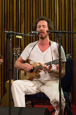 Musician vocalist Ryan Miller of Guster performs at Central Presby- Old Photo