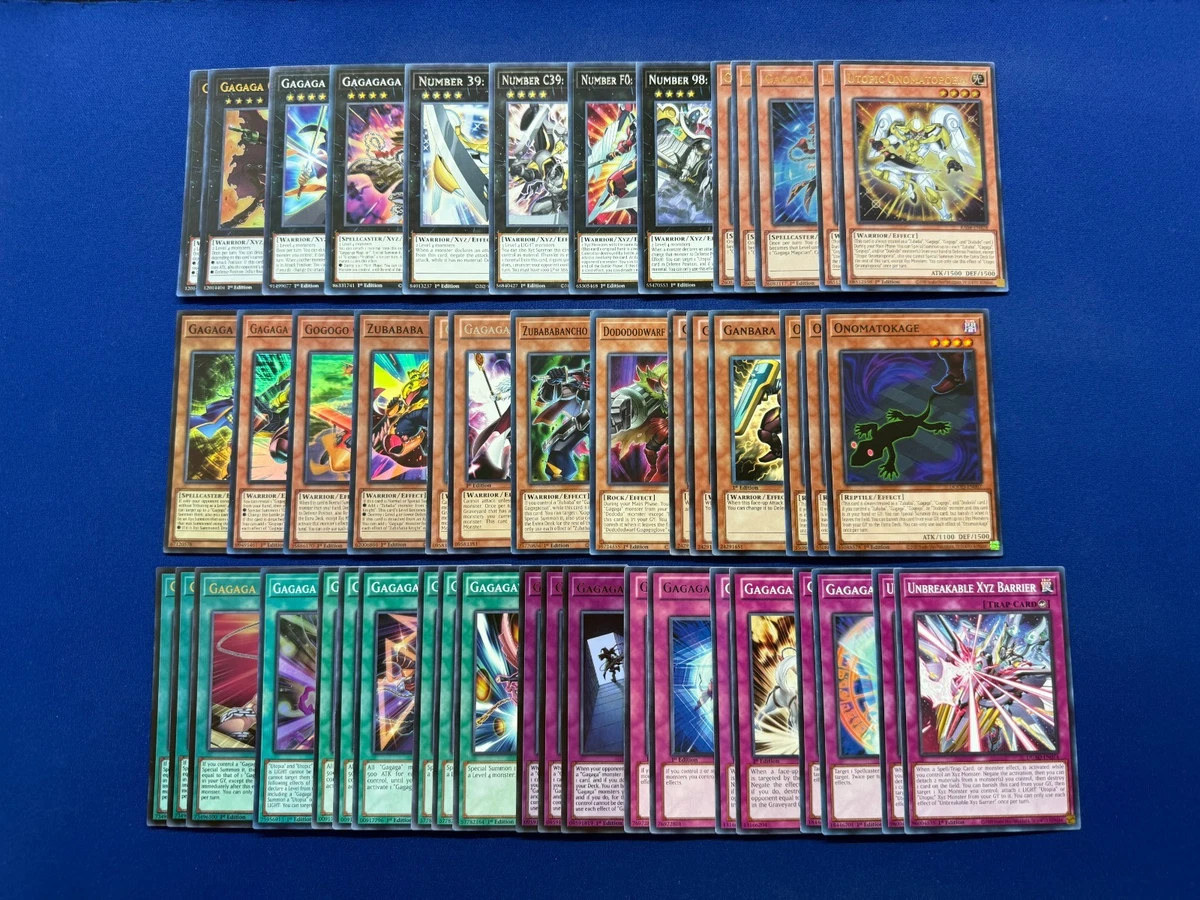 Yu-Gi-Oh! ZEXAL - Yuma Tsukumo's Complete Gagaga Xyz Deck