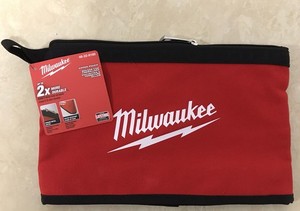 Milwaukee Tool 48-22-8180 Security Zipper Pouch Bag Tote ✅ NEW WITH TAG! ✅