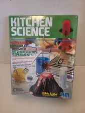KidzLabs Kitchen Science Lab Kit Contains 6 Kids Experiments Ages 8 New P24
