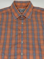 TURNBULL & ASSER 3-BUTTON BARREL CUFF SPREAD COLLAR DRESS SHIRT SIZE 16.5-42CM