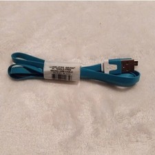 Wireless Gear 3ft. Tangle-Free Micro USB Flat Cable, Teal BL1435