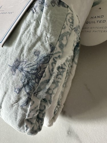 Simply Shabby Chic Rachel Ashwell Dascha Blue Floral Set Of Pillow Shams 🌸NEW🌸 - Picture 4 of 12