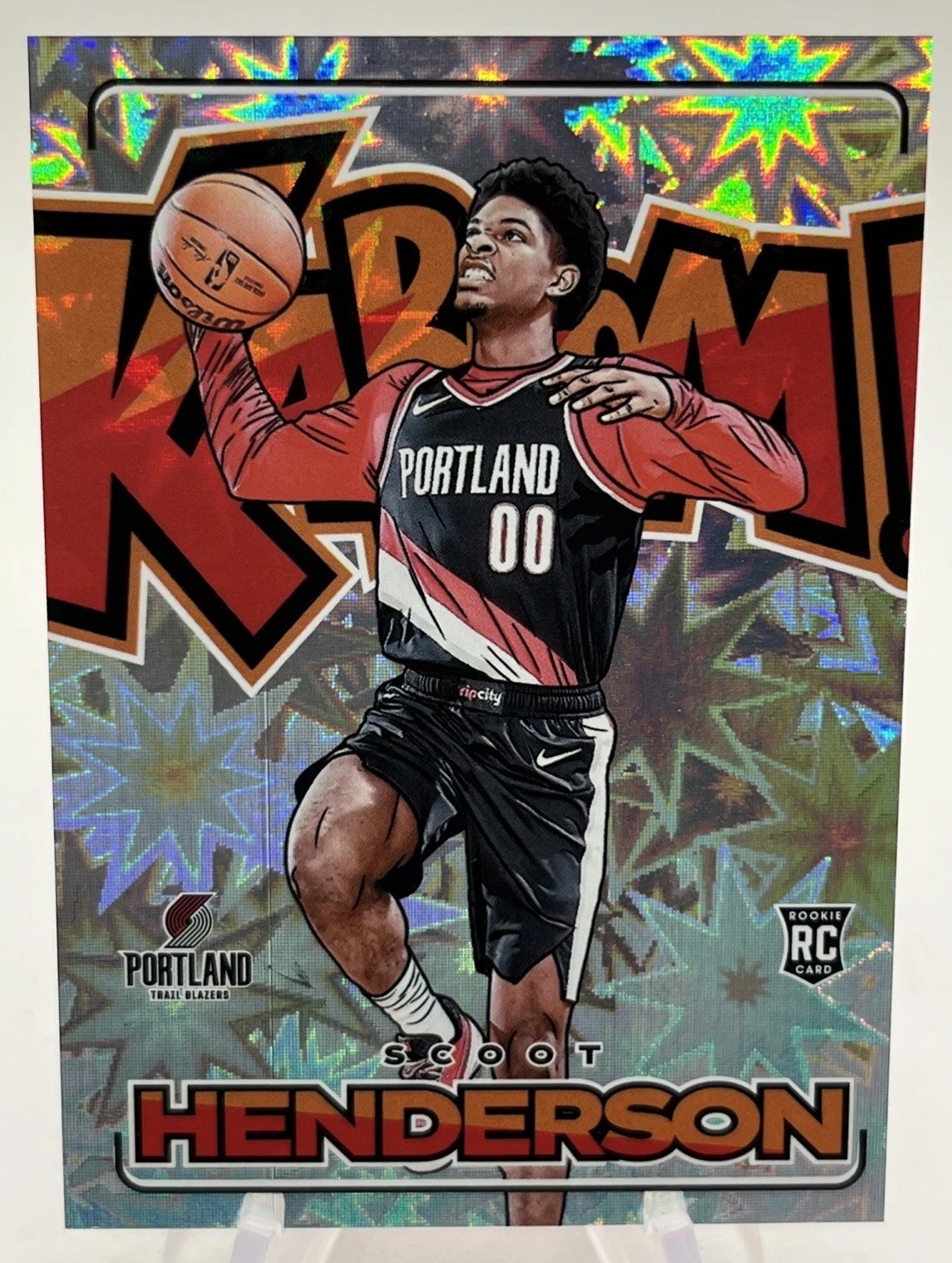 2023-24 Crown Royale Kaboom! SCOOT HENDERSON RC SSP Case Hit Trail Blazers #5