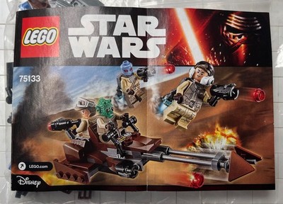 LEGO Star Wars 75133 Rebel Alliance Battle Pack mit BA und Figuren