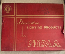 Vintage 1950s Box of NOMA Decorative Lighting Products Christmas Lights WORKS