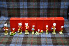 Bundle of 9 Lorrie Mac Rupert The Bear Collectable Figures