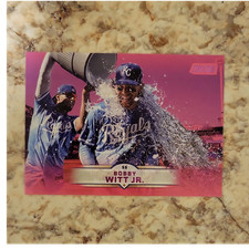 Topps 2025 Stadium Club Pink Parallel #6 Bobby Witt Jr. Kansas City Royals
