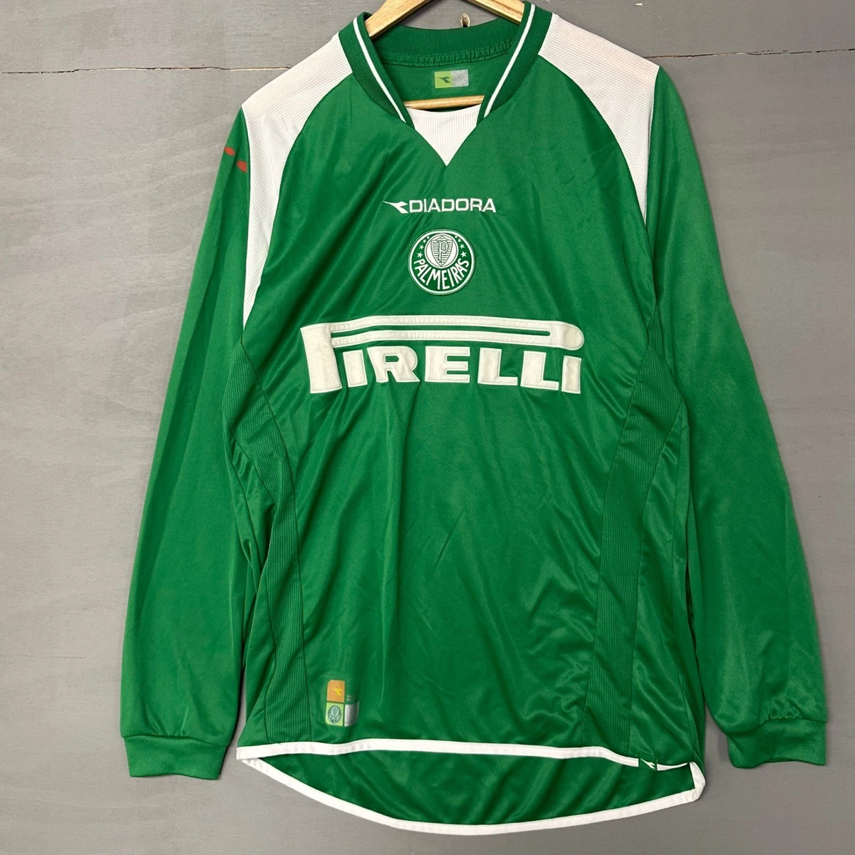Maillot Officiel Palmeiras Diadora Taille M - Pirelli, Elastique, Occasion