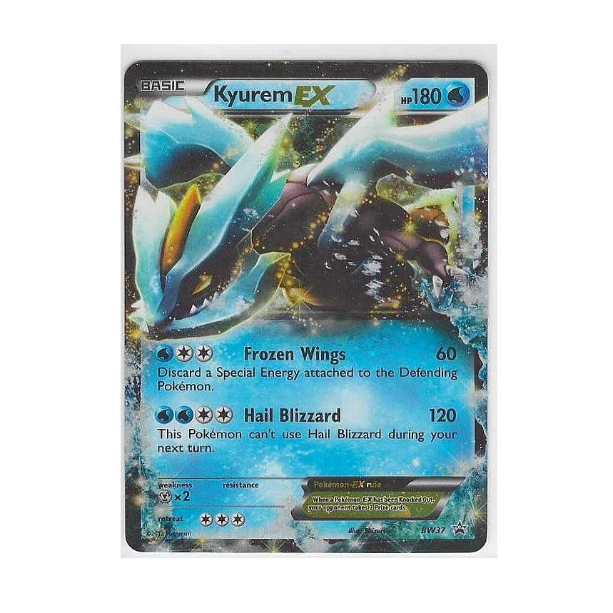 Pokémon Kyurem EX BW37 Black & White Promo Holo HP 180 English TCG Card