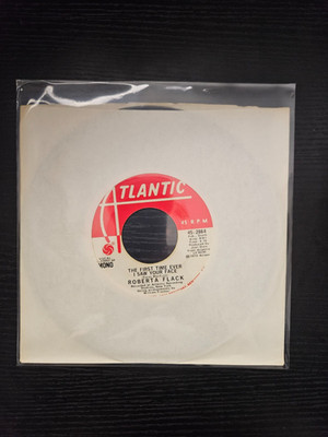 ROBERTA FLACK-THE FIRST TIME I EVER SAW YOUR FACE-1972 45 7'' PROMO MONO/STEREO