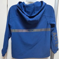 FILA Kids Hoodie Zip Up Jacket Size 130 Fleece Warm