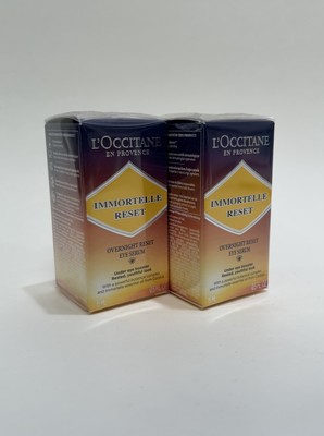L'Occitane Immortelle Overnight Reset Nuit Eye Serum 0.5oz / 15ml *NEW IN BOX*