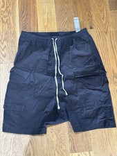RARE Archive Rick Owens A/W 2017 Drawstring Cargo Pods Shorts Cargobella Large  