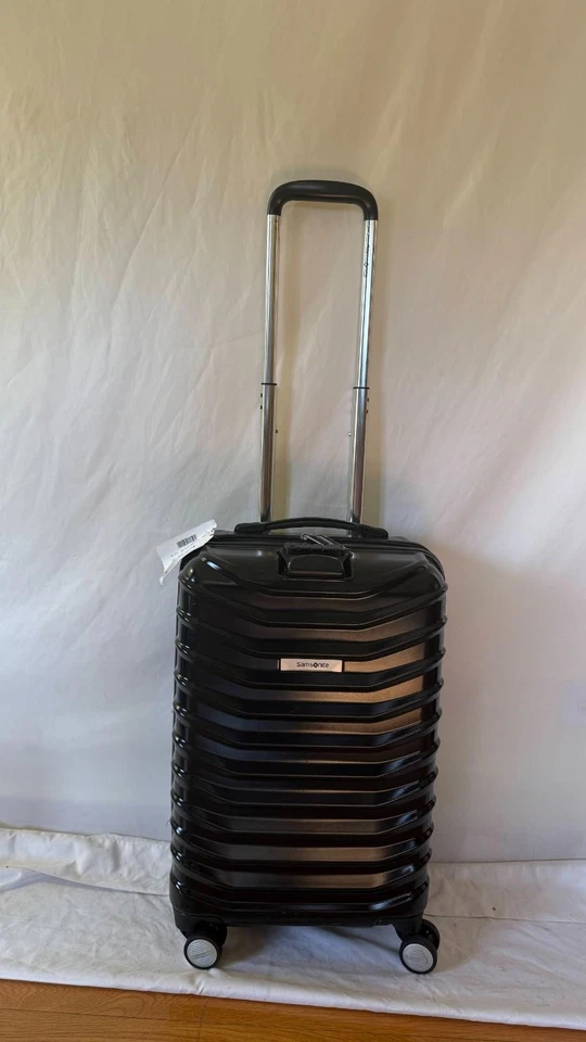 $480 SAMSONITE Spin Tech 5 Carry-On Spinner Luggage Black 20" - Image 3 of 4