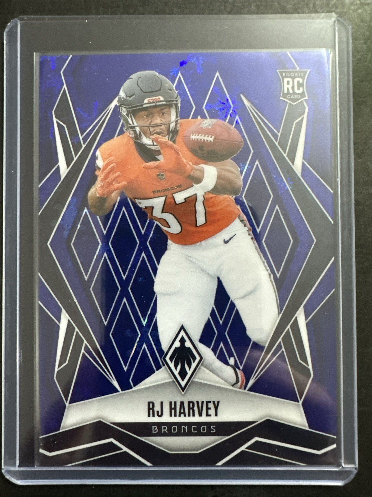 2025 Panini Phoenix - RJ Harvey Rookie #176 Blue Winter /199  (RC)