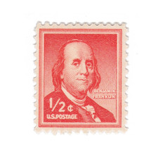 1955 1/2c Benjamin Franklin MNH Single Stamp - Scott #1030