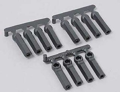 NEW RPM Long Shank Rod Ends (Black) 12pc For 4-40 (3mm) Turnbuckle
