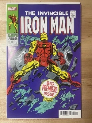 The Invincible Iron Man #1 Facsimile Edition, NM Marvel Comics
