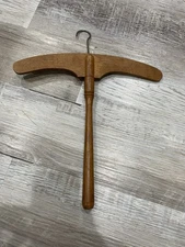 Vintage Wood Clothing Hangers 1940s-60s ONLY ONE!